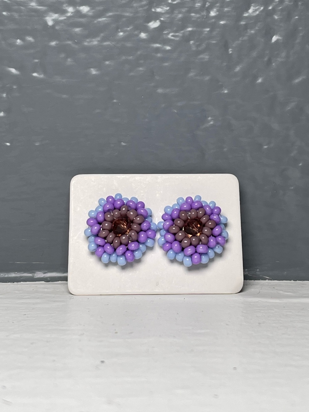 Huichol Beaded Stud Earrings